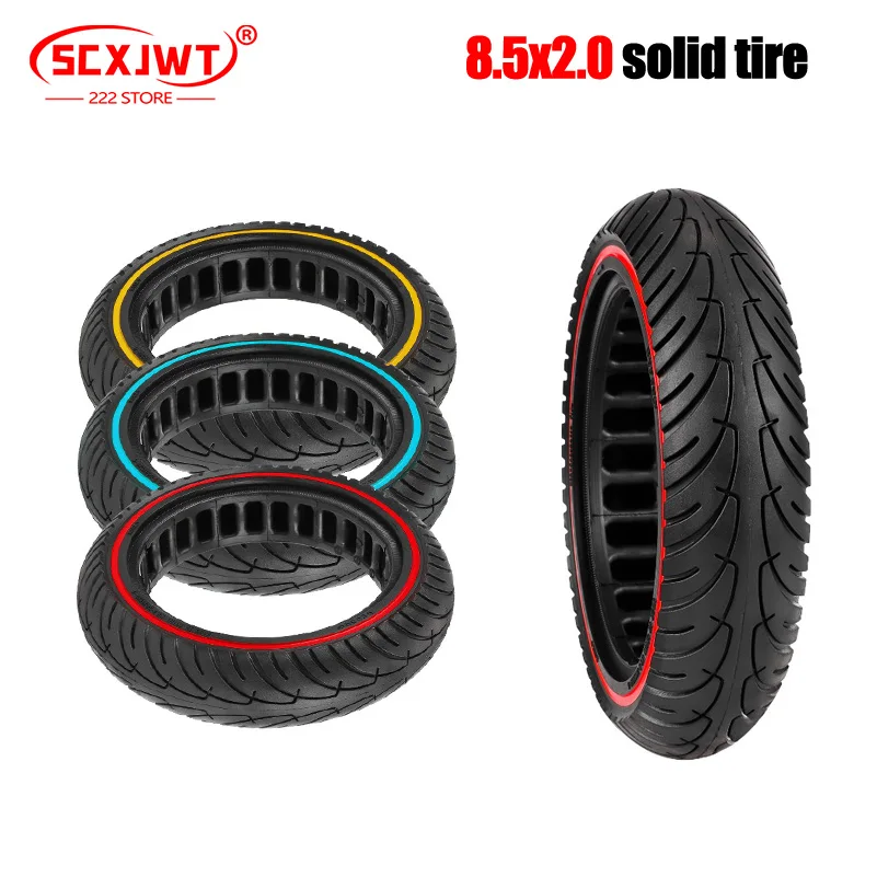 

Color Solid Tire For Xiaomi M365 1S Pro Electric Scooter 8.5x2.0 tire Front Rear Rubber Tyre for Mijia Mi