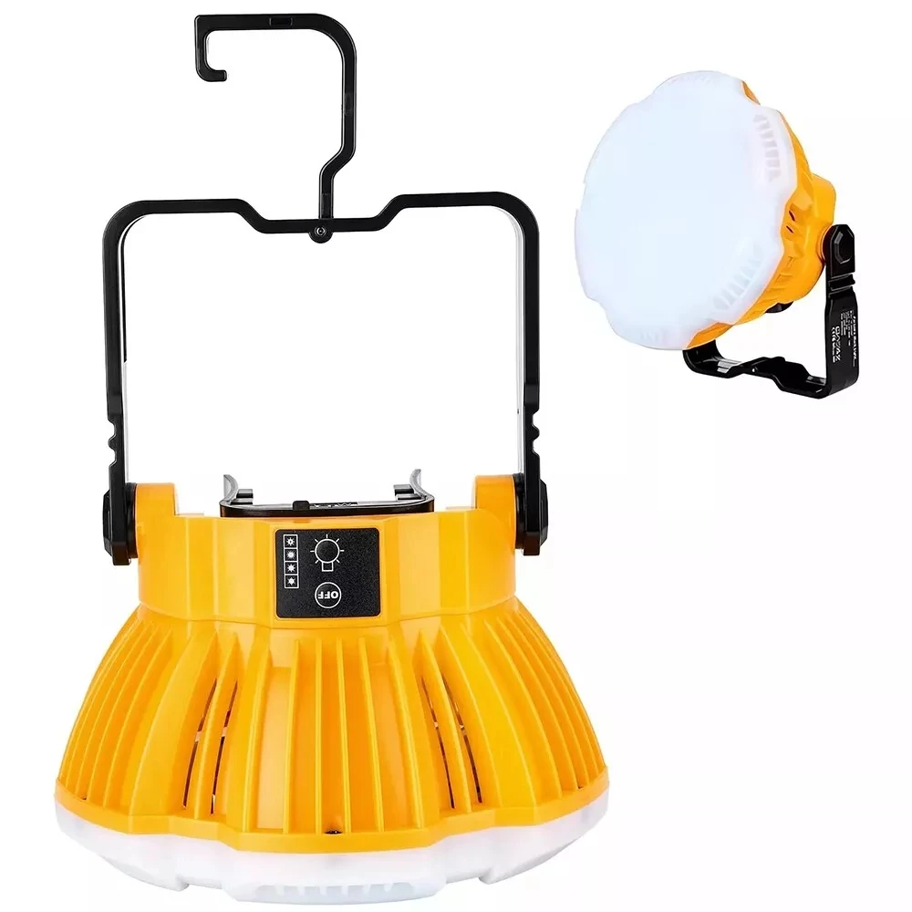 Portable Flashlight 24W 2400LM LED Work Light for Dewalt 18V Li-ion Battery LED
