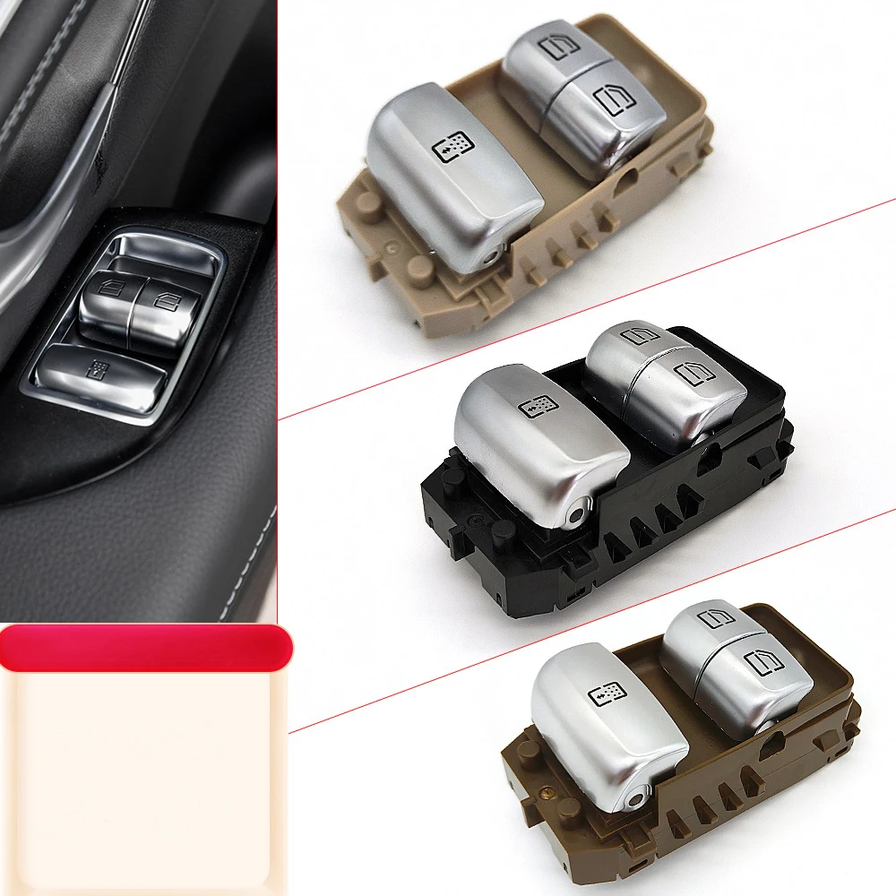 

Переключатель управления окном для Mercedes Benz E-Class W213 Power Master 2015-2023 22290500098R7 3 Черный Бежевый Коричневый