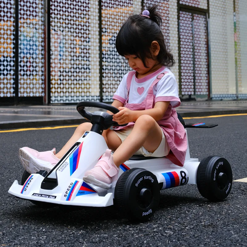 Doki Children's Electric Car Kart Male And Female Baby Charging Children's Toy Car Stroller Can Sit People