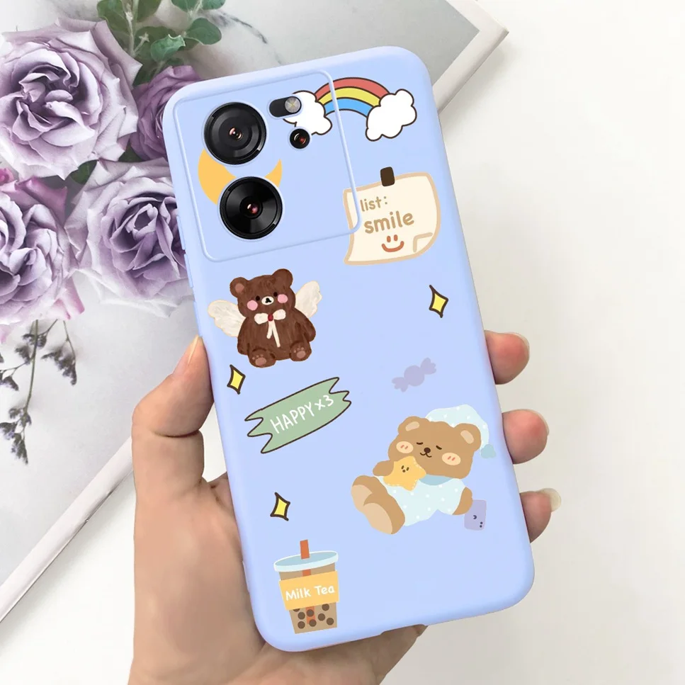 For Xiaomi 13T Case 13 T Pro 5G Candy Paint Soft Silicone Shockproof Phone Cases For Xiaomi 13T Mi13T Pro Bumper Cover Capa