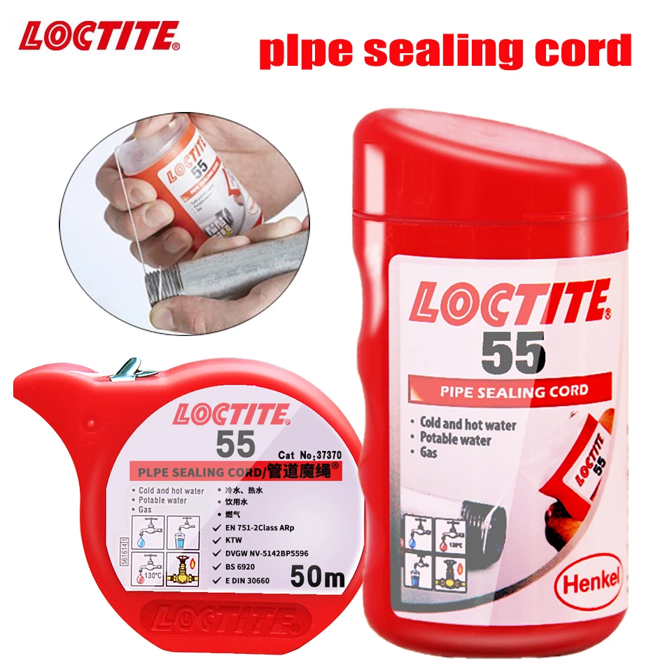 Loctite 55 Pipe Magic Rope Plpe Sealing Cord Guarnizione Filettata Tubo Pneumatico Liquido A Tenuta Stagna Cintura Per Materie Prime Anti-Allentato Ny