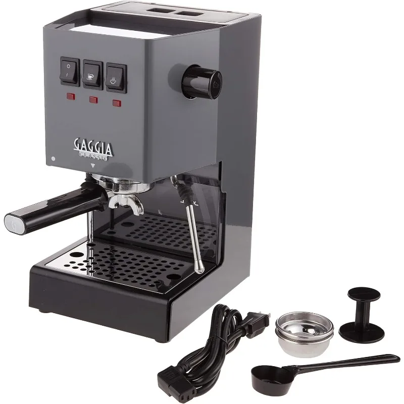 Gaggia RI9380/51 Classic Evo Pro Espresso Machine, Industrial Grey, Small 2