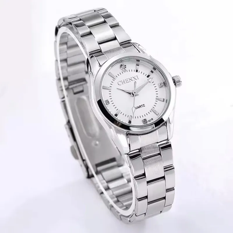 CHENXI 021B Elegant Women's Quartz Watch Luminous Waterproof Stainless Steel Strap Simple Casual Ladies Business Wristwatch 6