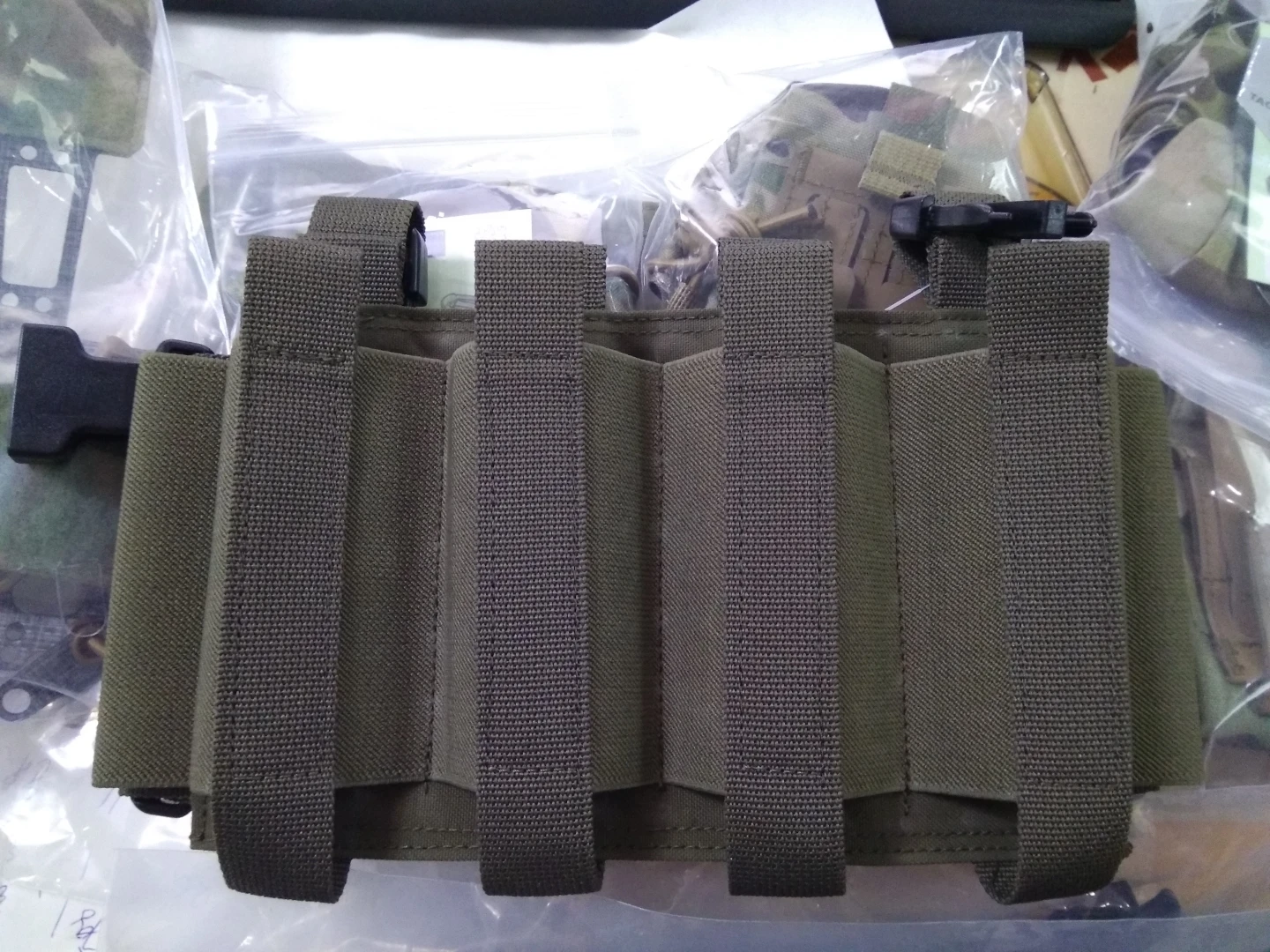 Panneau Avant élastique Quadruple SMG Attack – Nylon, Adaptable LV119, MK3, JPC2.0, FCPC