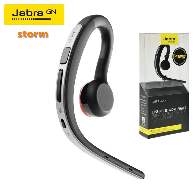 Оригинальные гарнитуры Jabra storm Bluetooth наушники с ушным крючком Беспроводная