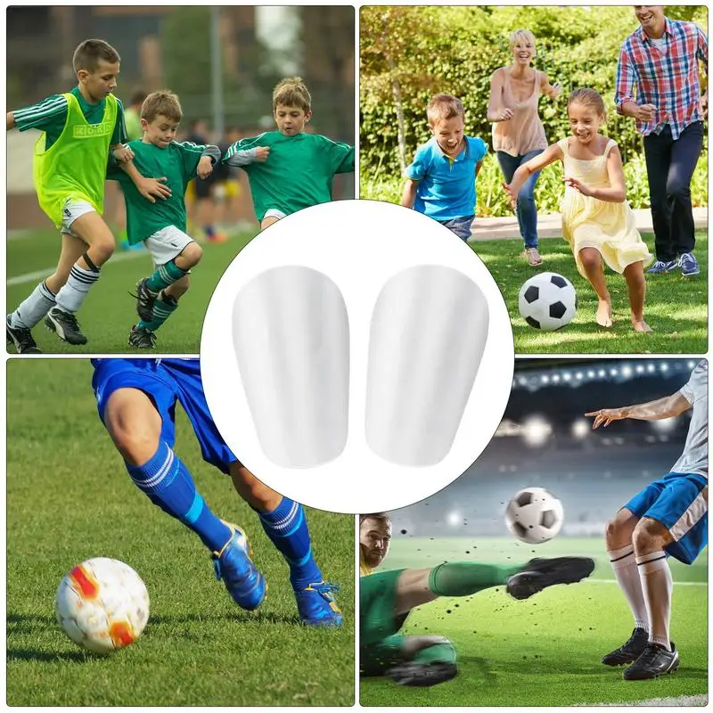 Football Shin Guards 2Pcs Mini Leg Guards Shockproof For Kids Protective Portable EVA Foam Football Protection Accessories For