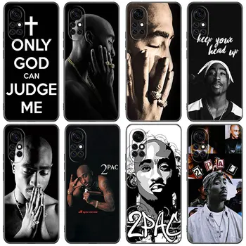 핫 래퍼 2Pac Tupac 전화 케이스, 화웨이 아너 60 50 메이트 40 30 20 10 라이트 노바 9 8 프로 7 SE Y60 30S 8i 7i 5T 프리미엄 커버