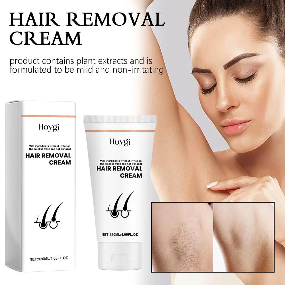 

120ml Hair Removal Cream No Residue Depilatory Remover Painless Body Women Care Private Area Arm Hair Nourish Repair B1F2