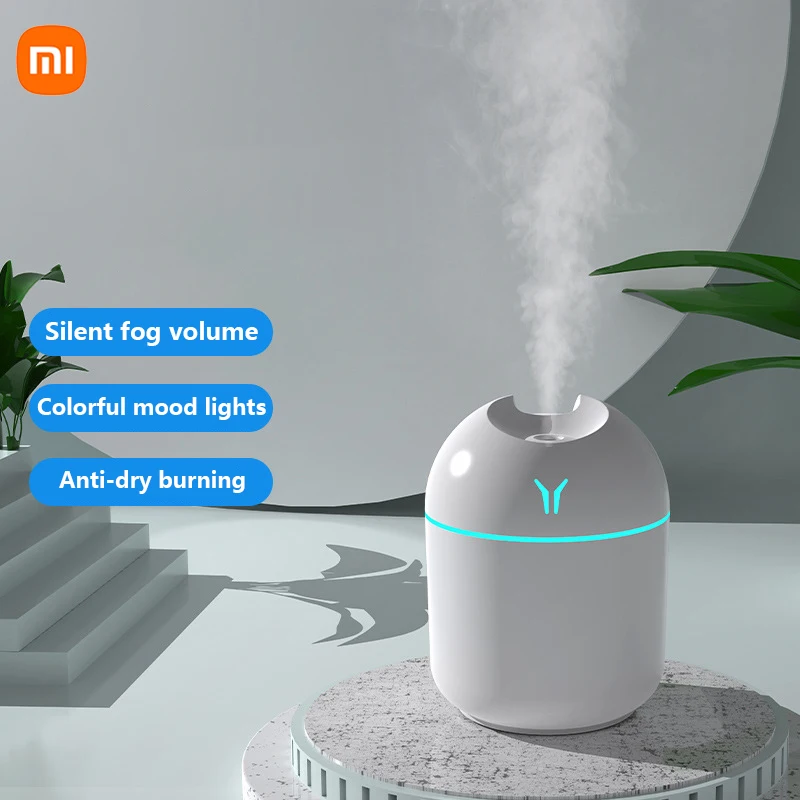

Xiaomi Portable Air Humidifier Car Air Freshener Usb Aroma Diffuser for Essential Oil Ultrasonic Mist Maker With 5 cotton swabs
