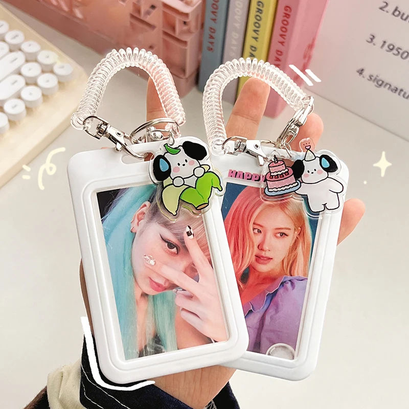 Photo Frame Kpop Photocard Holder Binder Photo Display Frame Idol Photo Frame Keychain Desk Accessorie Bags Hanging Pendants Keychains