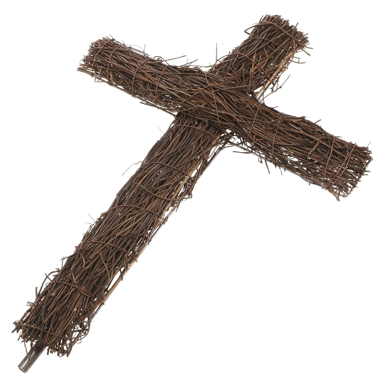 

Cross Grapevine Wreath Christmas Rattan Garland Vine Branch Hanging Decorations Blank Stake Ornament Diy Craft Easter