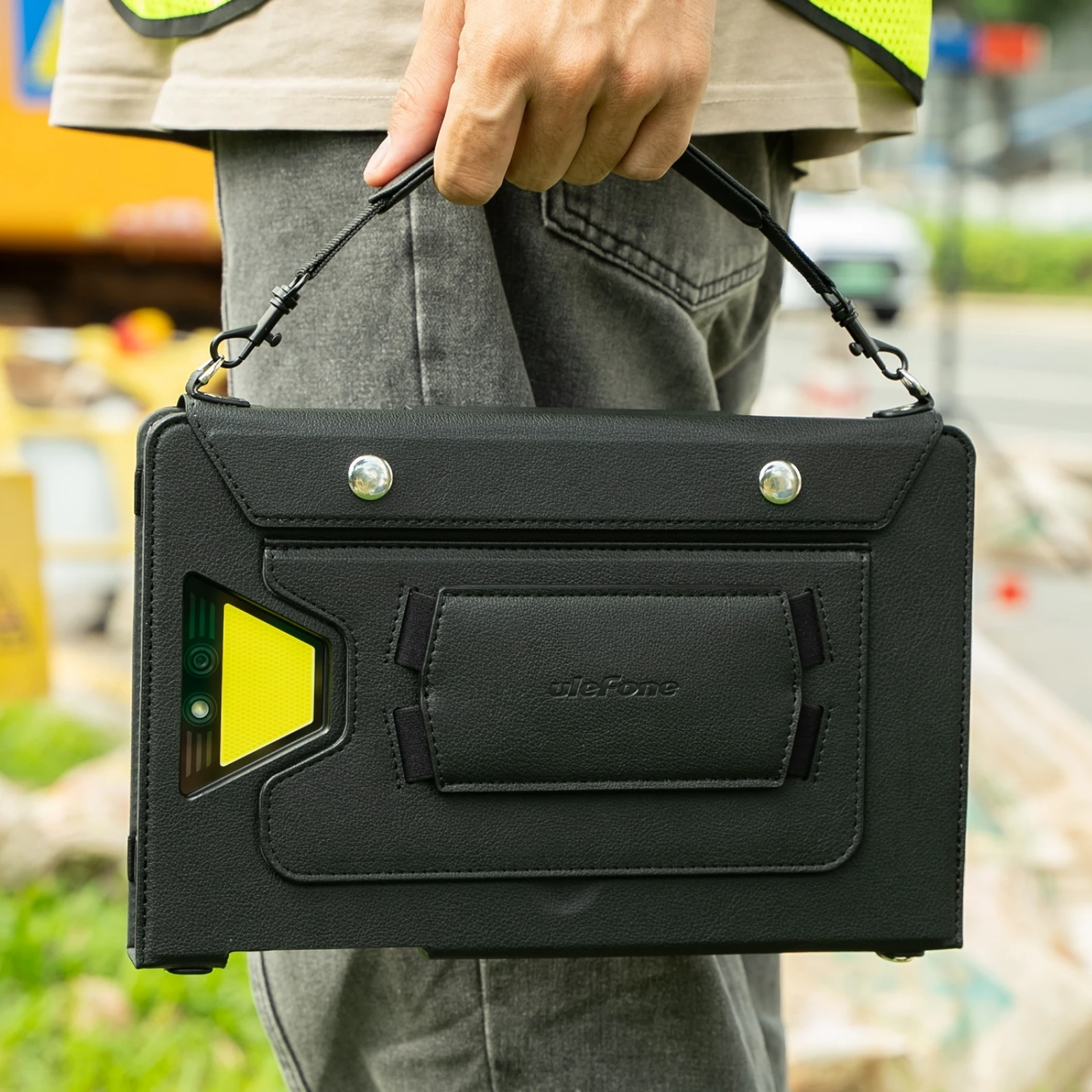 For Ulefone Armor Pad 2 Ulefone 4 in 1 Multi-purpose Tablet Carry Case Protective Holster with Shoulder Strap and Hand Strap