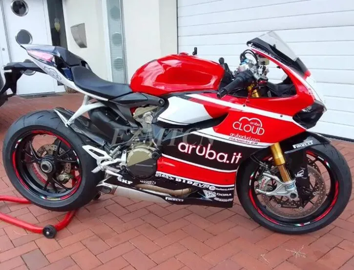 

Новый комплект обтекателей для мотоцикла ABS, подходит для Ducati 899 1199 Panigale s 2012 2013 2014 12 13 14, кузов красного цвета it
