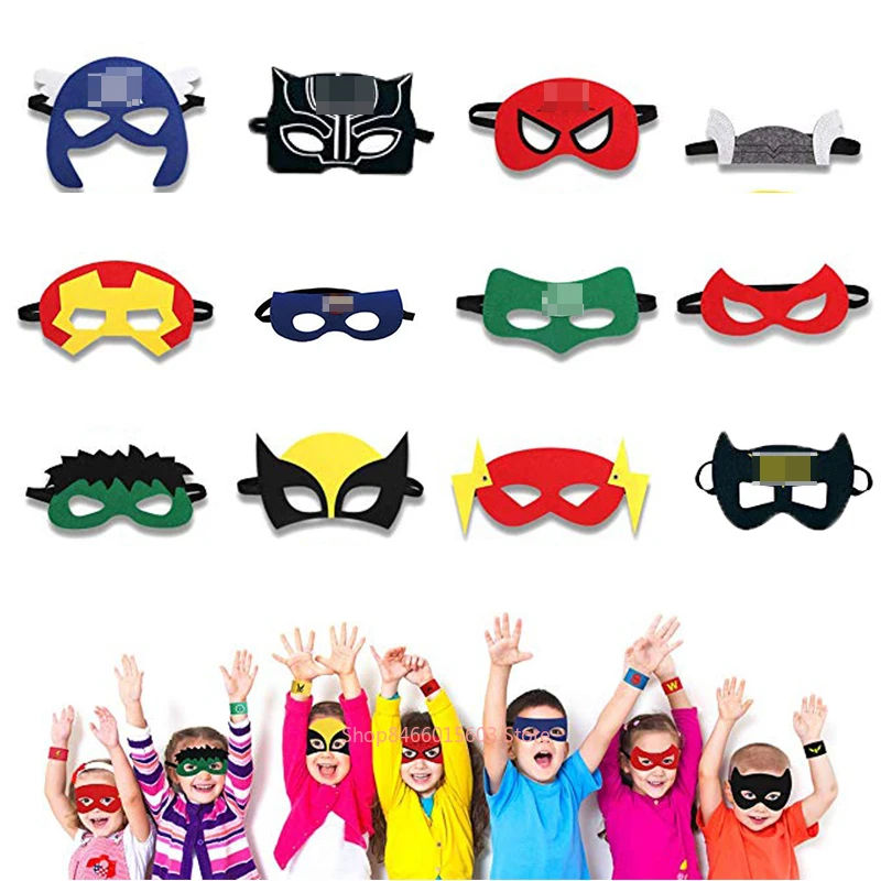 

Superhero Mask Cosplay Super Hero Birthday Gift Halloween Christmas Kids Adult Carnival Party Costumes Masks