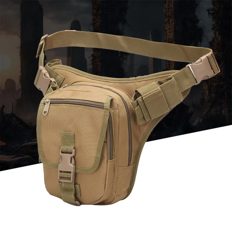 Waterproof Camouflage Waist Bag for Outdoor Camping and Cycling