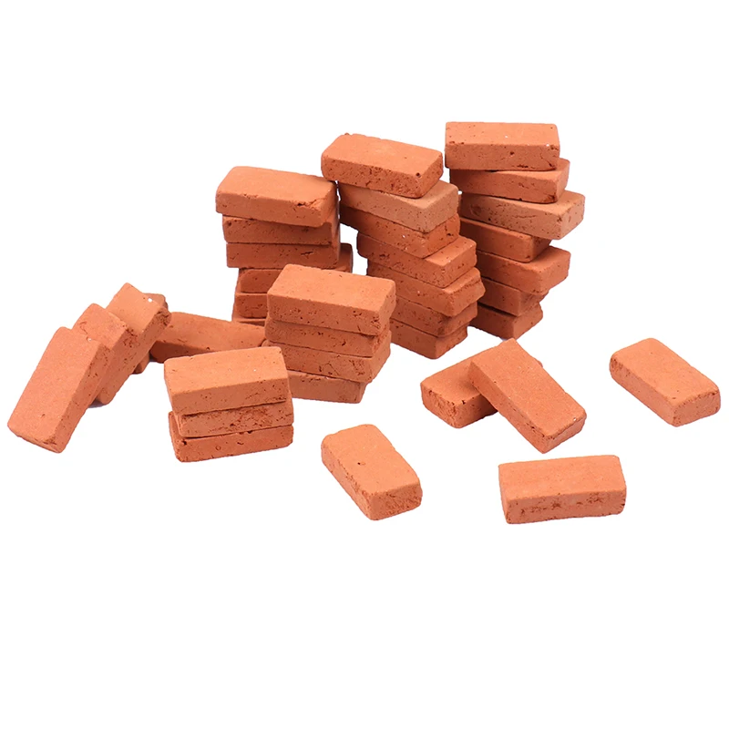 Miniature Simulation Bricks 50PCS 1/16 diy sand table diorama landscape scenery