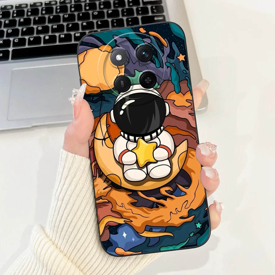 Cute Astronaut Cartoon Soft TPU Phone Case - Bumper Protection Cover