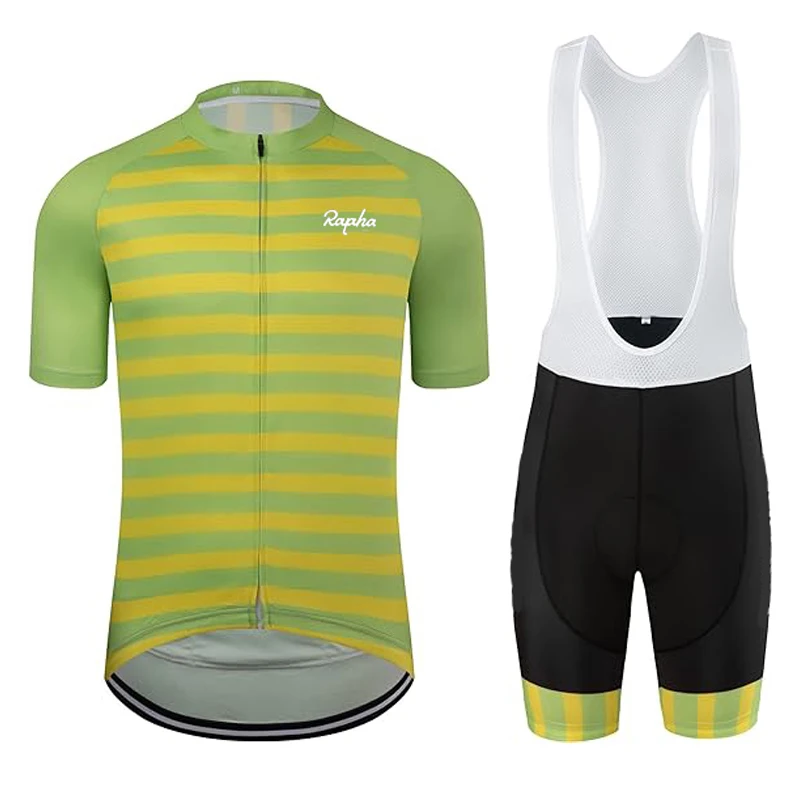 Cycling Jersey Men Bike Top MTB Bicycle Shirt Mountain Road Riding Clothing Short Sleeve Summer Cyclist biking Blouse Yellow 3
