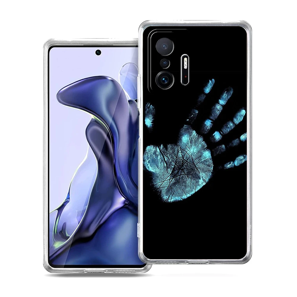 CartoonArt Transparent Soft Phone Case Cover