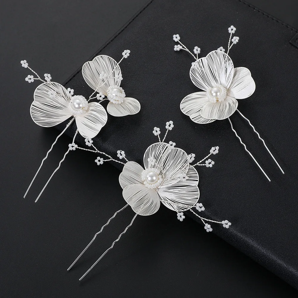 3pcs Fashion Hairpin Pearl Hair Clip Stick Women Party Bridal Wedding Hair Accessories Jewelry Bridal Headwear Ornament hair accessory,hair clip,hair stick,bridal headwear,pearl hairpins