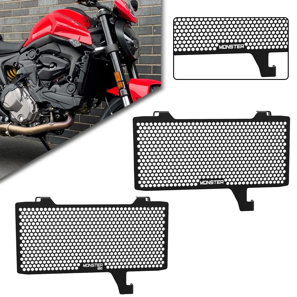 

Monster 937 950 Motorcycle Radiator Grille Guard Cover Protector For Ducati Monster950 Monster937 2021 2022 2023 2024 MONSTER