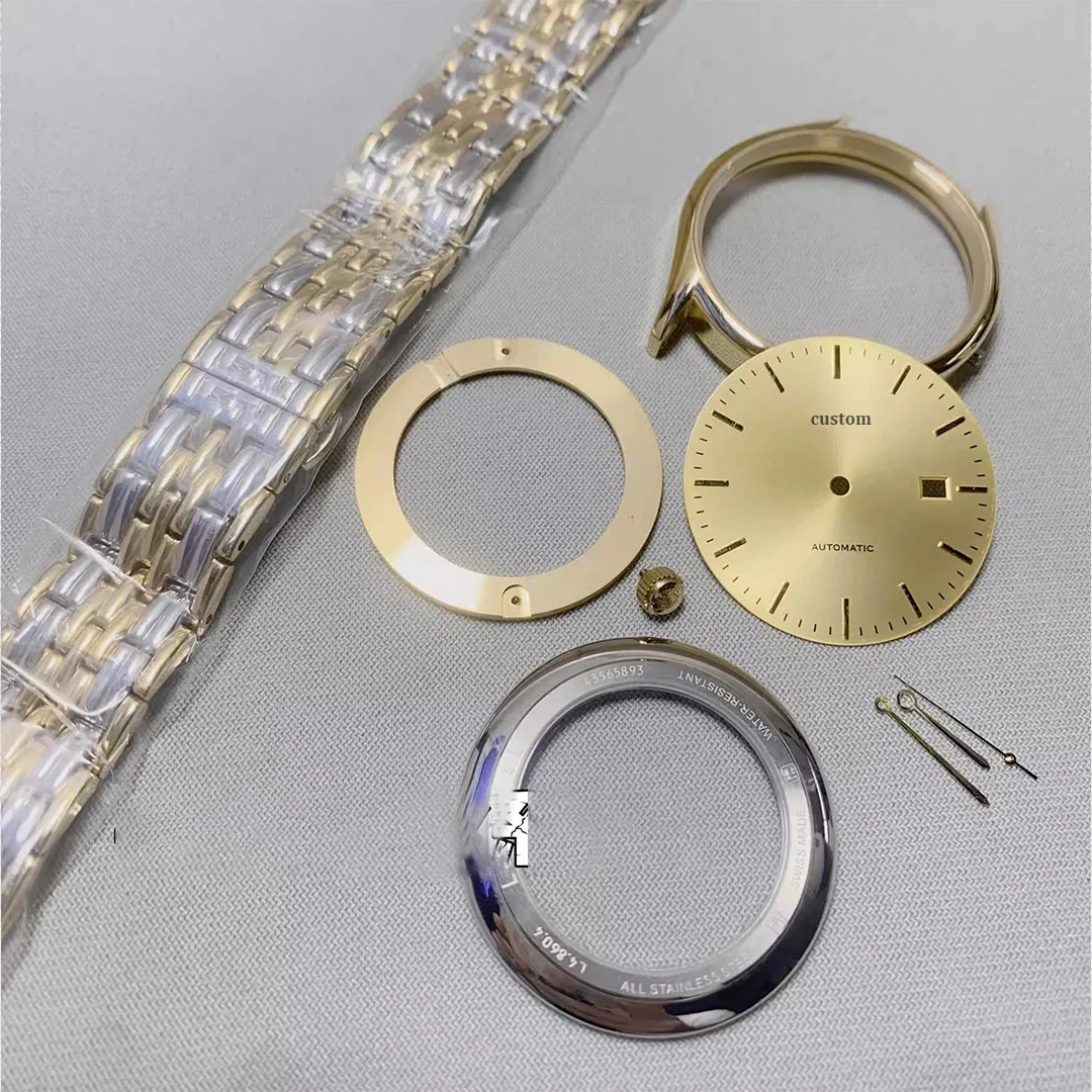 385MMCaseDialHandsStrapWatchAccessoryKitforETA28242892LYRE