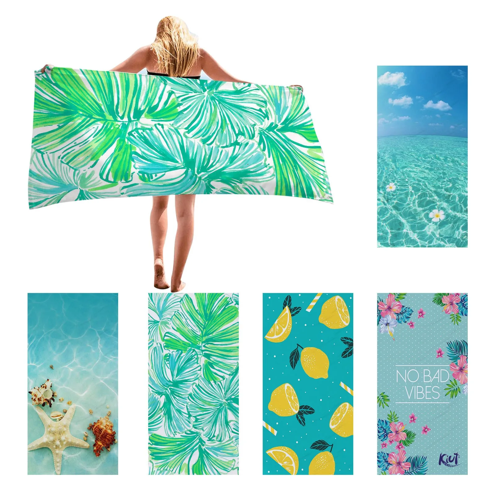 Unisex Quick-Dry Microfiber Beach Towel main image 0