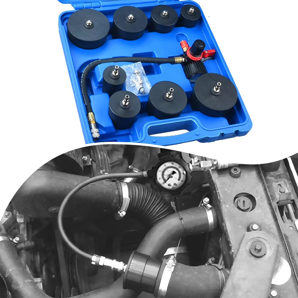 Podofo Turbo-System-Leckagetester mit Druckmesser, Turbolader-Luftdruck-Lecktest-Kit, Turbo-System-Leckortungsgerät – Detail 6