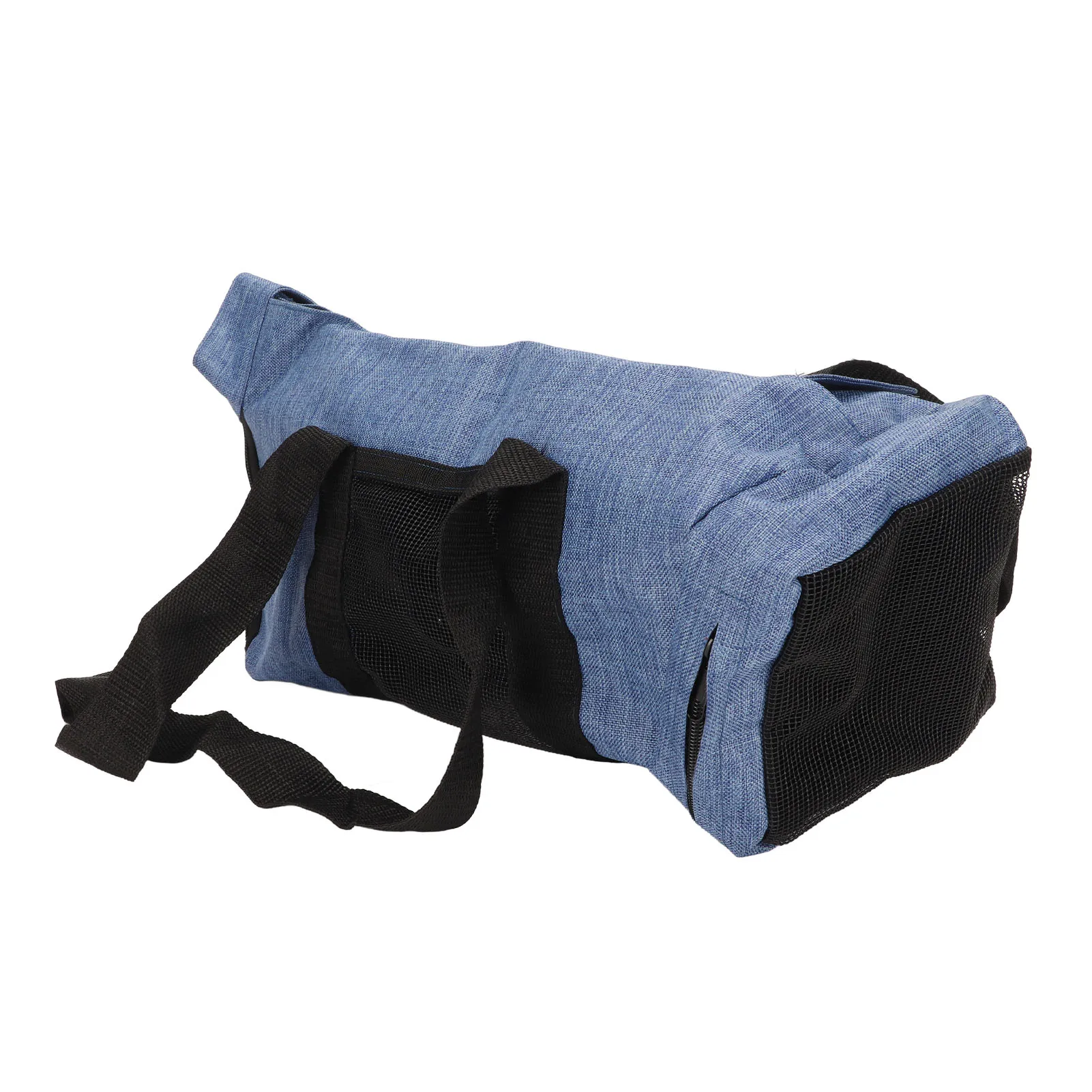 Cat Grooming Carrier Bag Mesh Cloth Canvas Breathable Foldable Portable Pet Bathing Bag for Nail Trimming