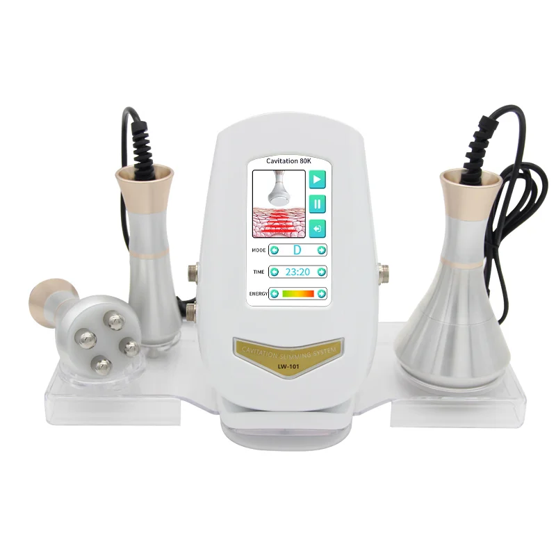 Accesorios para Equipos de Belleza, Cavitación Ultrasónica, Radiofrecuencia, Equipo de Belleza Tres en Uno 40K/80K, Sopo