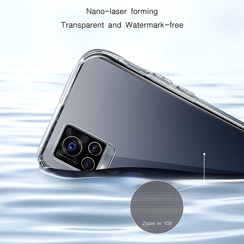 Premium Ultrathin Clear Phone Case with Soft TPU Lens Protection