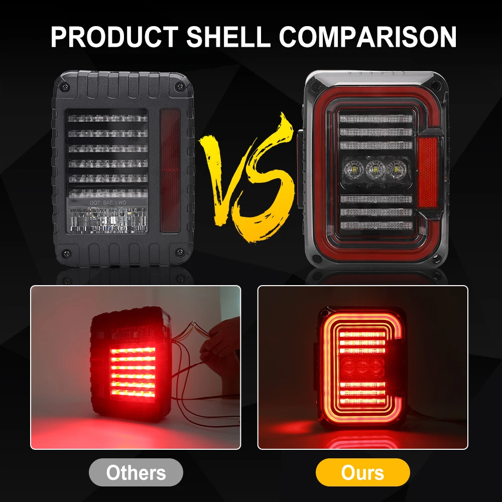 12v Led Rear Tail Lights Stop Signal For Cars Truck  Car Rear Lamps Led Lights T