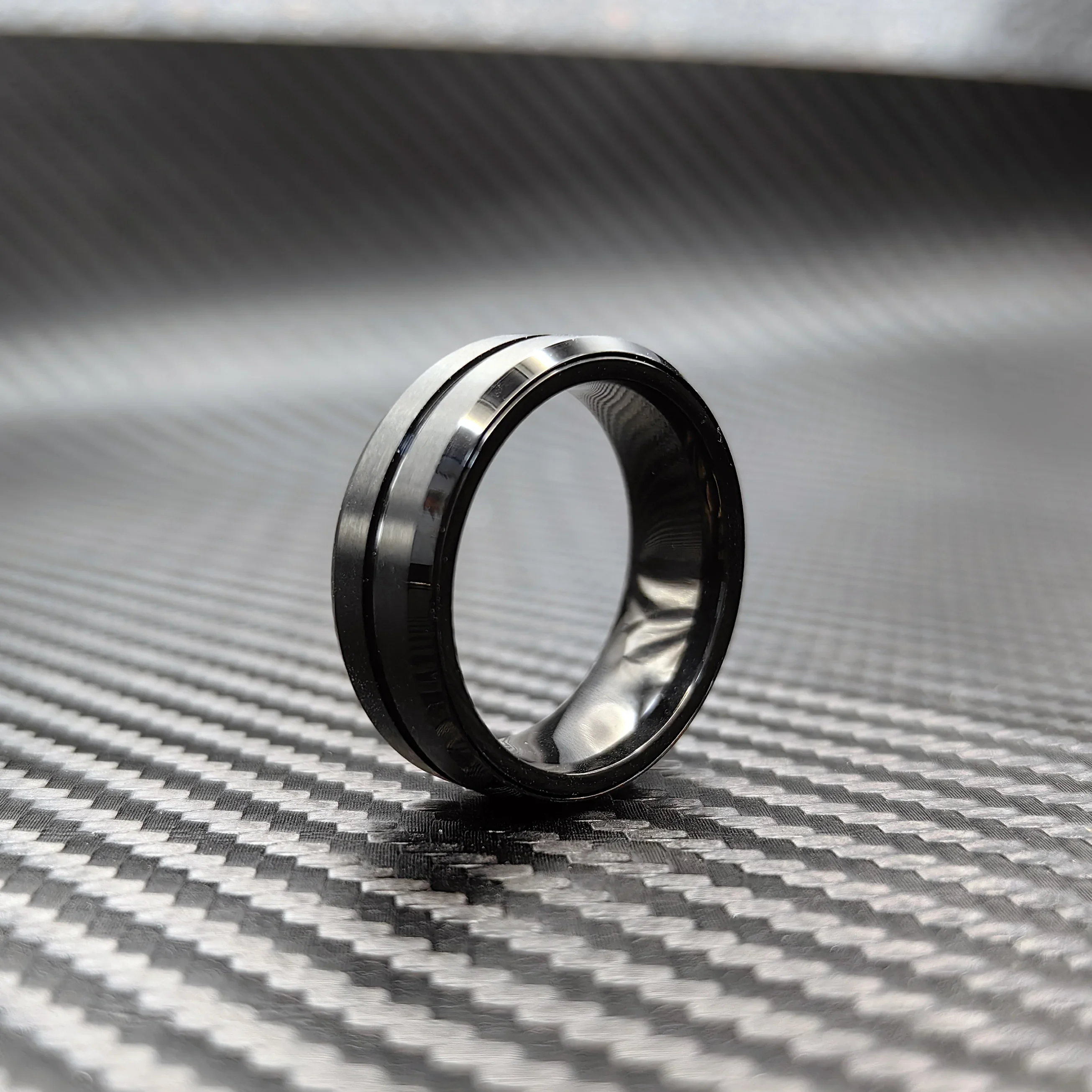 EDC Fidget Sliders Fashion Accessory Ratchet Ring Stress Relief for Adults Magnetic Metal ADHD Casual Rings Haptic Coin 5