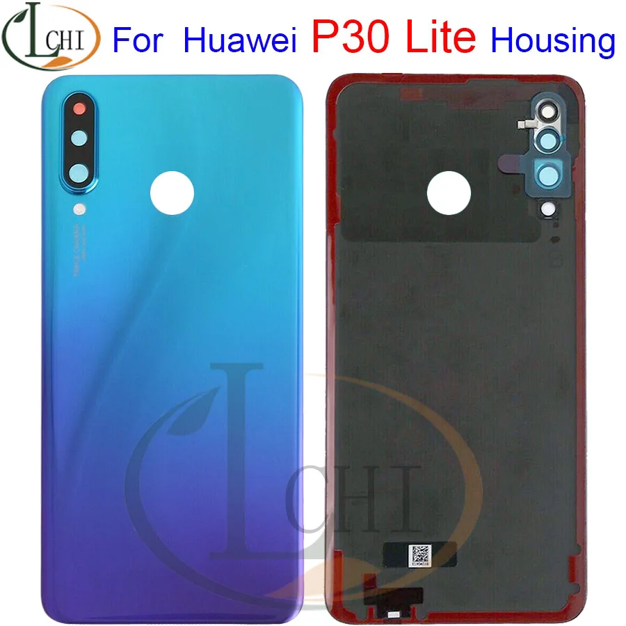Vetro Posteriore Per Huawei P30 Lite Coperchio Batteria Custodia Porta Posteriore Custodia Per Huawei Nova 4E Custodia P30 Lite Coperchio Batteria