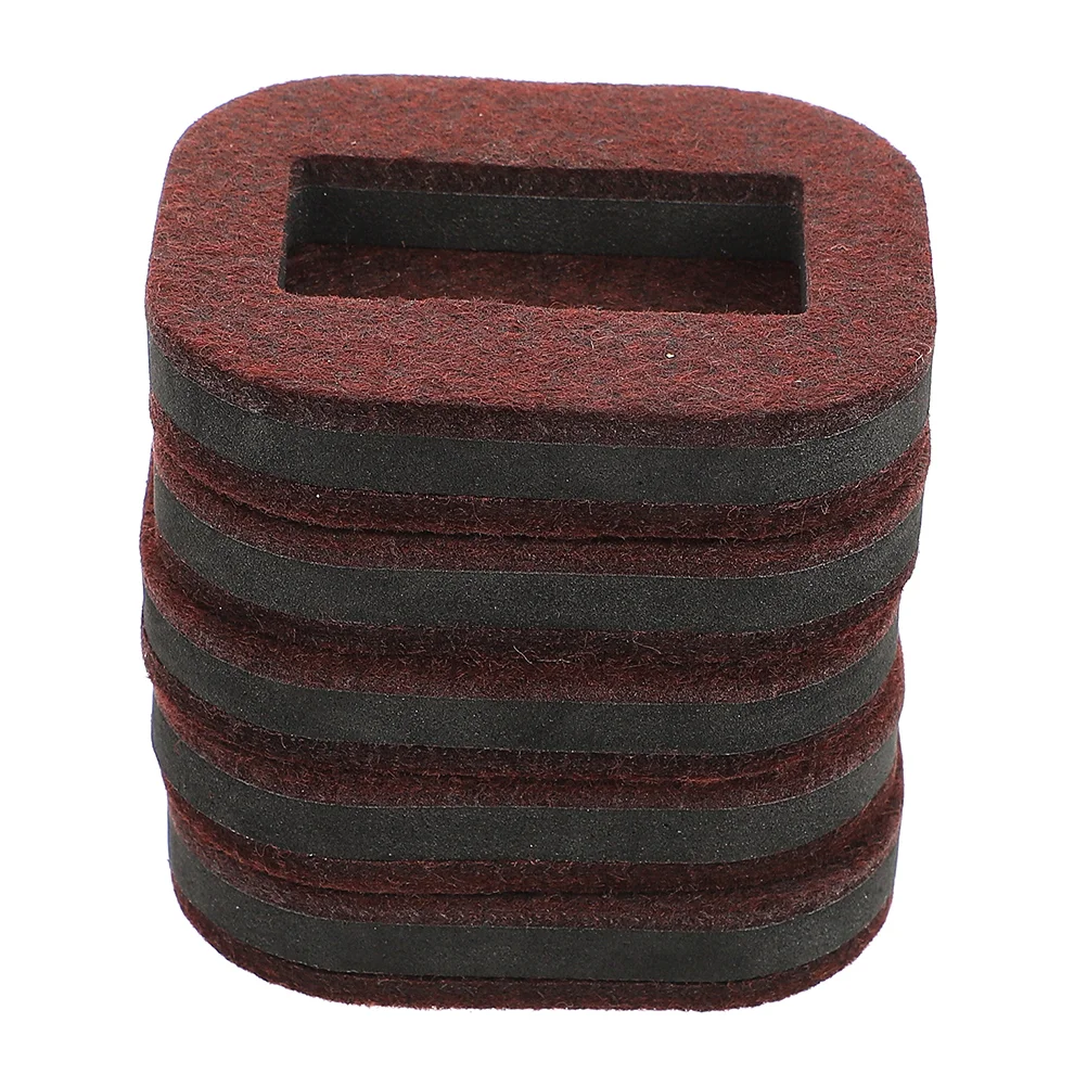 

5 Pcs Felt Pads For Chairs Roller Fixing Pad Caster Bottom Chair Felt Cups Chairs Furniture Fixed Wooden Floor Anti Sliding