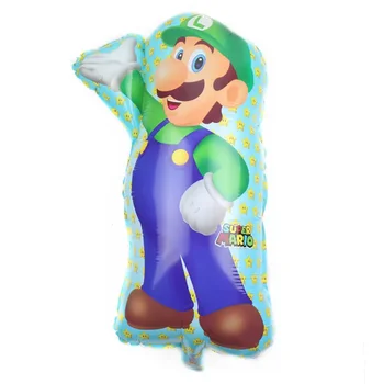 بالون من رقائق معدنية لشخصية سوبر ماريو الكرتونية 9