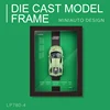1:32 Alloy Metal Photo Frame Version Sports Car Model Simulation 3D Racing Car Hanging Painting Collection Kids Gifts Decoration 4