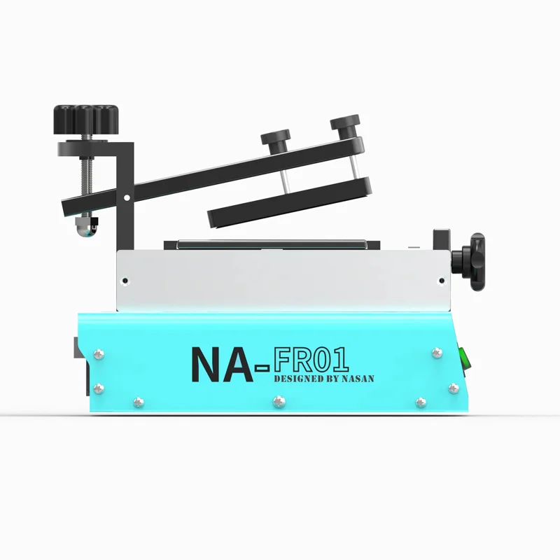 

NASAN NA-FR01 LCD Screen Separator Machine For Phone Straight/Curved Screen Frame Removal Repair Built-in Vacuum Pump Rotatable