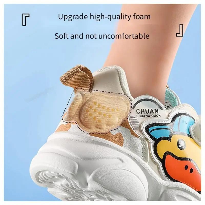 Heel Protectors for Kids Shoes Heels Cushion Shoe Pads Inserts Adjustable Size Foot Pain Relievers shoe insoles heel protector