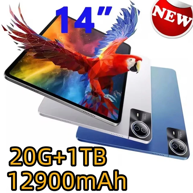 2025 tablet Android Tablet Pc con tastiera Tablet a grande schermo da 14 pollici con slot per scheda SIM gioco PC educativo per bambini 1
