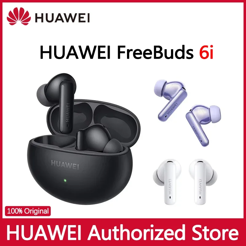 HUAWEI Freebuds 6i Bluetooth Wireless Headphones 8 hours Battery life Dynamic EQ Active Noise Cancellation Transparency