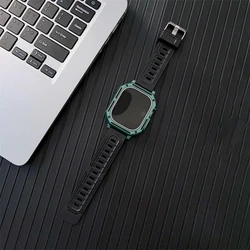 Premium Sport Strap and Protective Case for Smartwatch - Versatile, Durable, Stylish Gift for All Occasions (Green)