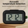 Digital LCD Alarm Clock With Calendar Thermometer Large Display Home Office Travel Desk Clock Electronic Kids Alarm Clock 4