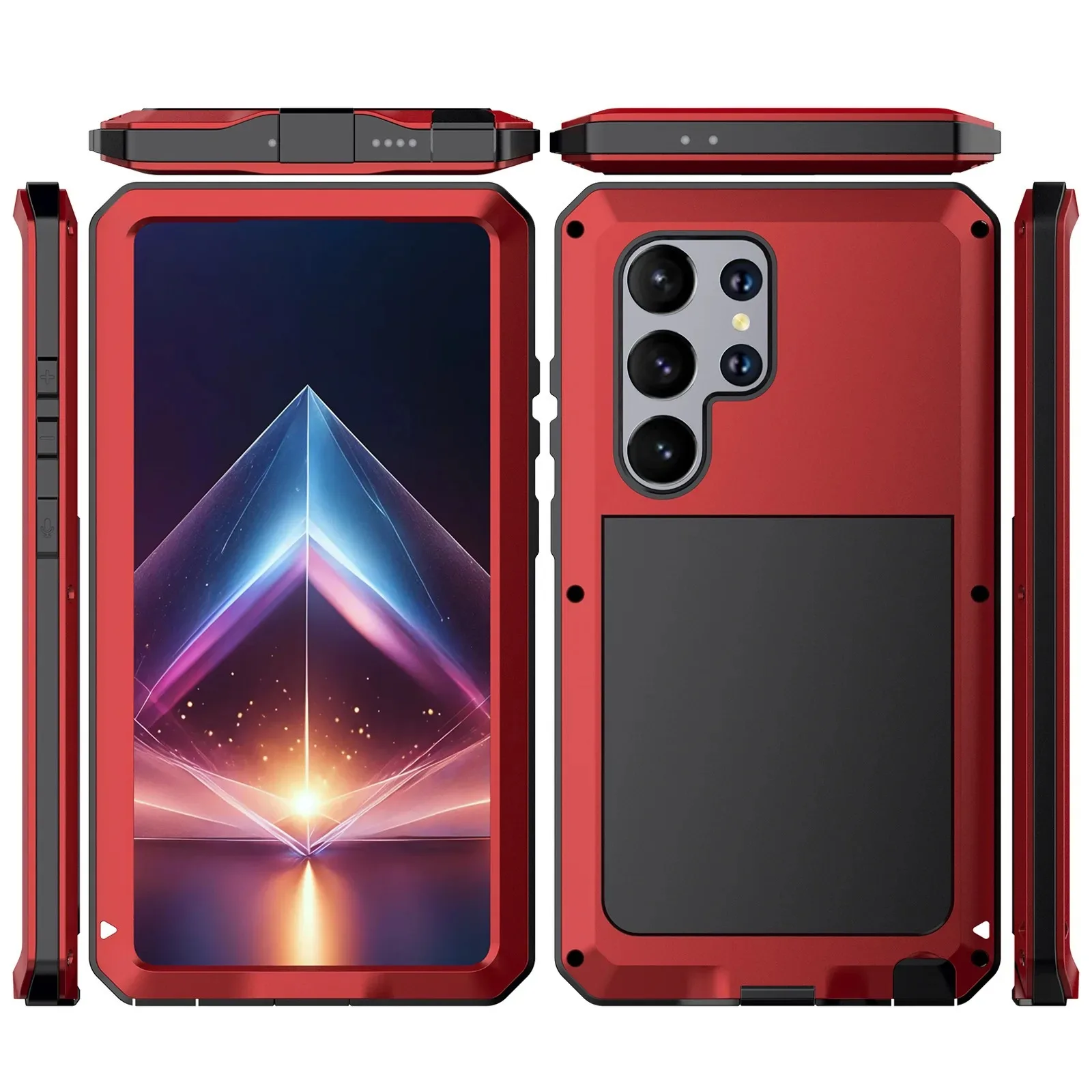 Ultra Protective Heavy Metal Anti-Drop Phone Case - Dustproof, Shockproof, Durable Design