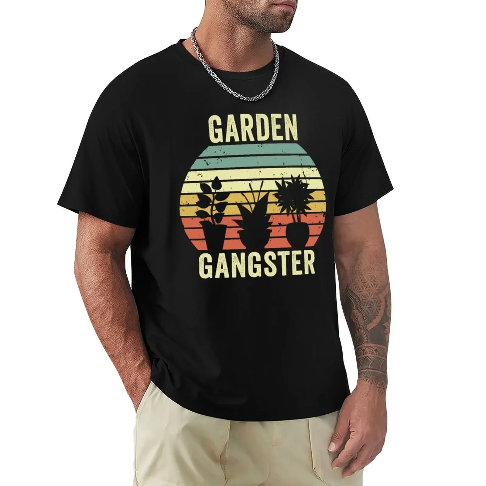 

Garden Gangster T-Shirt plus sizes customs design your own sublime designer t shirt men sublime plain mens white t shirts