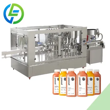 FOODLINE Macchina Riempitrice di Succhi Personalizzata, Macchina Riempitrice di Bevande 3 in 1, Linea di Produzione Bevande con Lavaggio, Riempimento e Tappatura