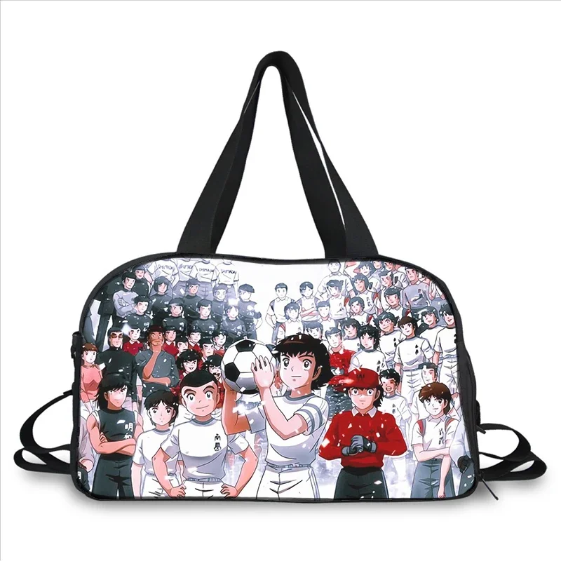 

anime Captain Tsubasa 3D printing fashion trend portable large capacity multi function messenger bag travel bag