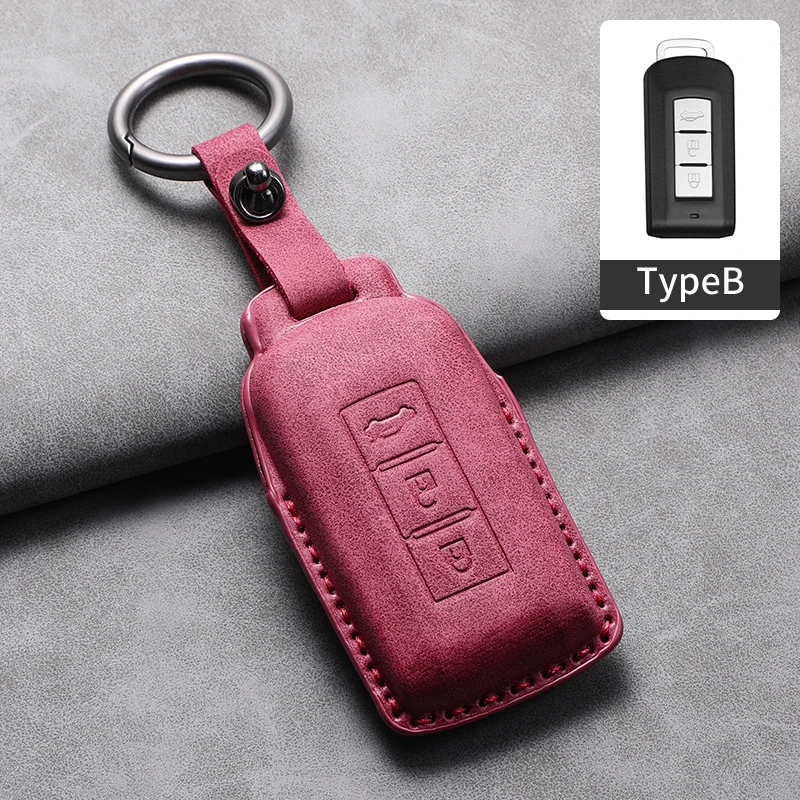 Luxury Leather Smart Key Case Cover - Premium Car Accessory