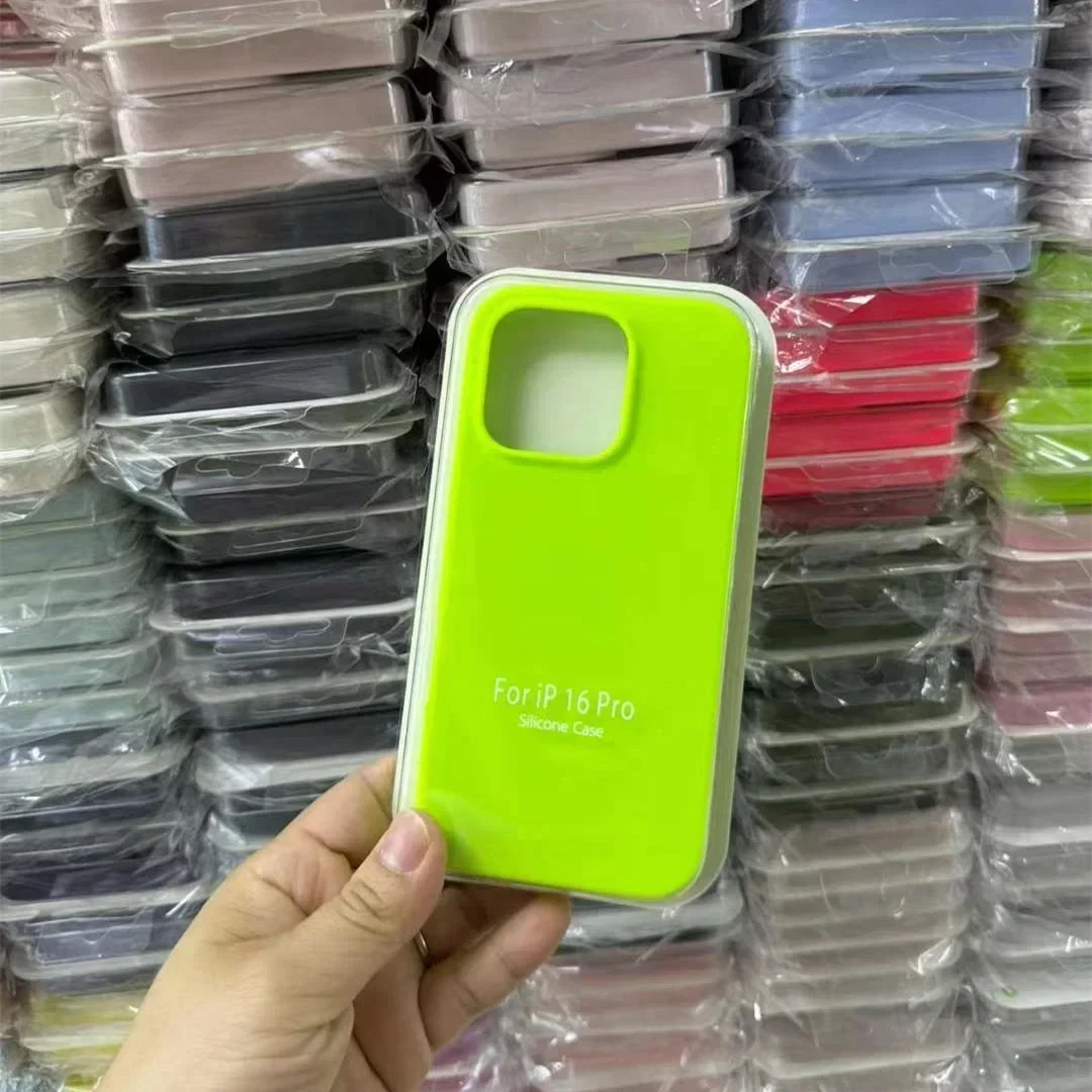 Premium Liquid Silicone Phone Case with Protective Box Cover